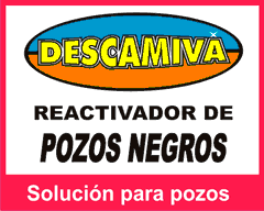 Descamiva reactivador de pozos negros