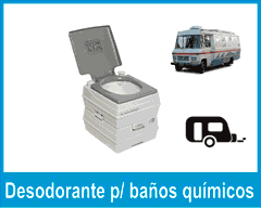 Desodorante para baños químicos